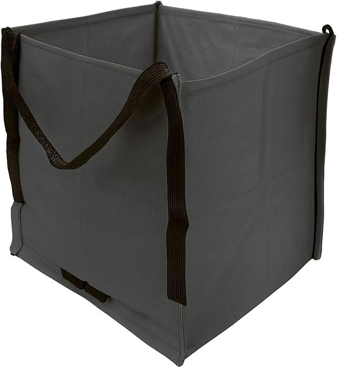 DURASACK Heavy Duty Storage Tote Bag 22-Gallon Rugged Woven Polypropylene Moving Bag, Reusable Self-Standing Design, Holds up to 500 Pounds, Single, Gray