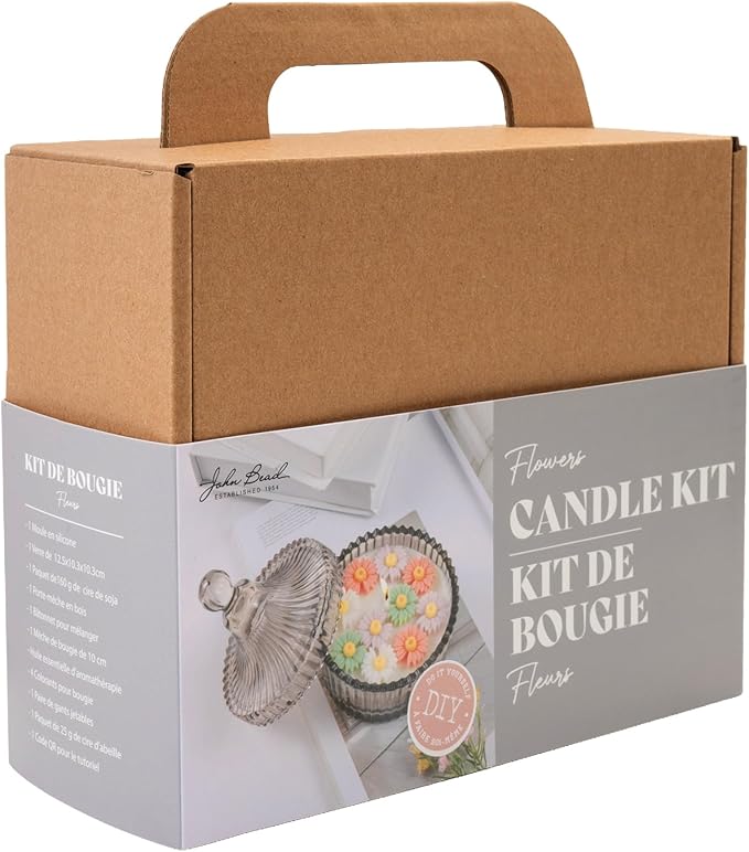 John Bead 14pcs Candle DIY Kit Flower for Adults Beginners Arts & Crafts DIY Candle Making Supplies