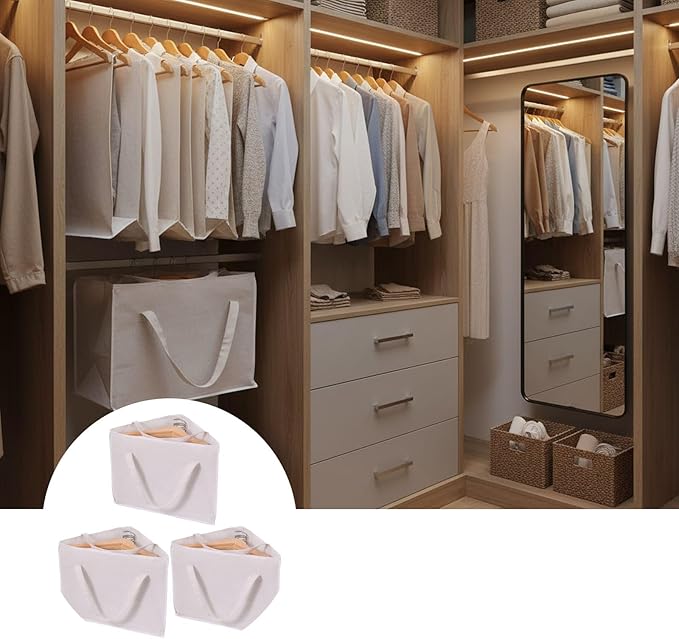 Clothes Hanger Storage Bag for Closet Organization and Portable Wardrobe Solutions