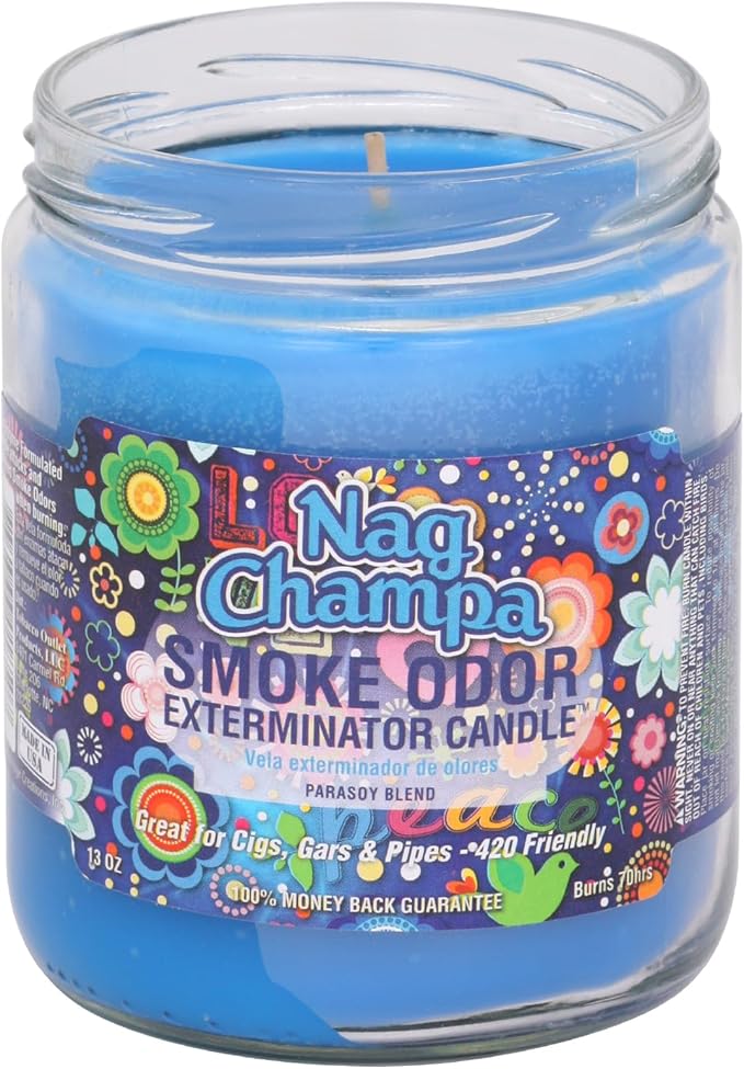 Smoke Odor Exterminator 13 Oz Jar Candle Nag Champa