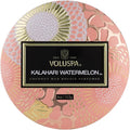 Voluspa Kalahari Watermelon, Mini Tin Candle, 4 oz, 25 Hour Burn Time, Coconut Wax Candle for The Home, Handcrafted in The USA