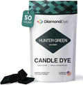 Hunter Green Candle Dye - Made in The USA - Premium Colorants - Highly Concentrated - Popular Colors for Paraffin or Soy Wax - Great for Professionals or Hobbyist - 50 Dye Chips