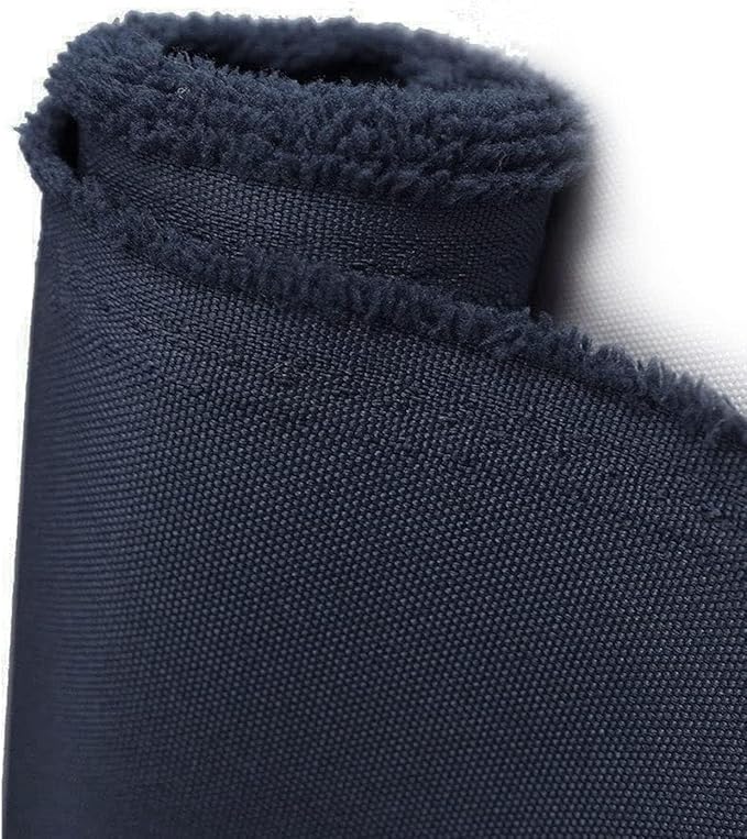 Foreate Waterproof Canvas Fabric by The Yard 600D Upholstery Fabric for Chairs 58" Wide Indoor Outdoor Water Resistant Canvas Polyester Material Sewing DIY Cloth, 8 Yards Navy Blue