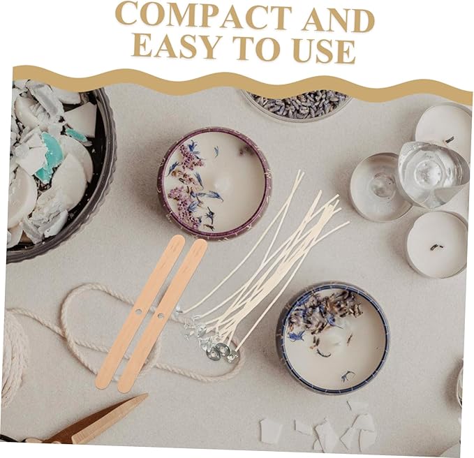 Beaupretty 1Set DIY Candle Making Kit with Wax Wicks Sticks for Creative Projects Versatile Supplies for Handmade Scented Candles for Adults Special Occasions