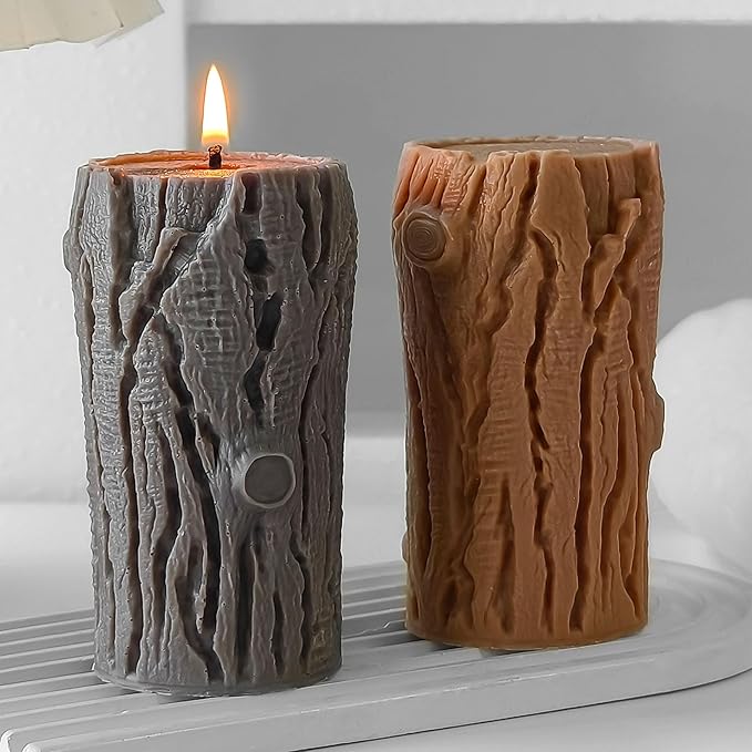Pillar Tree Resin Mold - Resin Casting Silicone Molds for Home Decor & Candle Making Wave Spiral Mold
