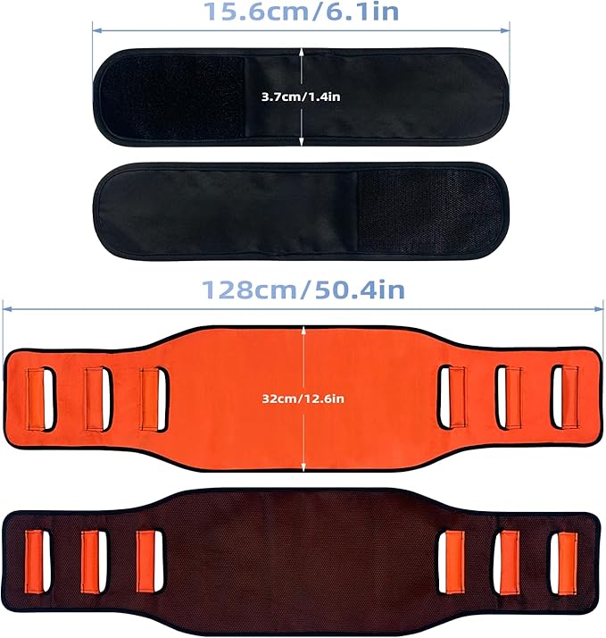 Transfer Sling, Lift Assist Gait Belts for Seniors, Transfer Belt for Elderly and Disabled, Bed Assist Mobility Belt for Patient Care