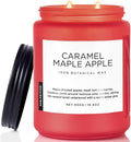 M&SENSE Caramel Apple Pie Candles for Home Scented, Natural Soy Wax 19.4oz Long Lasting 110 Hours Clean Non Toxic Large 2 Wick Candle Gifts for Easter Birthday Housewarming Gifts