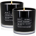 Lulu Candles | After Dark - Teak Mahogany| Luxury Scented Soy Jar Candle | Hand Poured in The USA | Highly Scented & Long Lasting (9 Oz. 2 Pack)