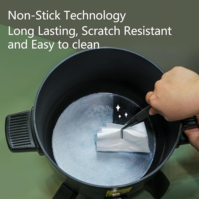 Wax Melter for Candle Making, 6Qts Candle Wax Melting Pot with Spout for Soy Wax Soap Base Easy Pour & Non-Stick & Temps