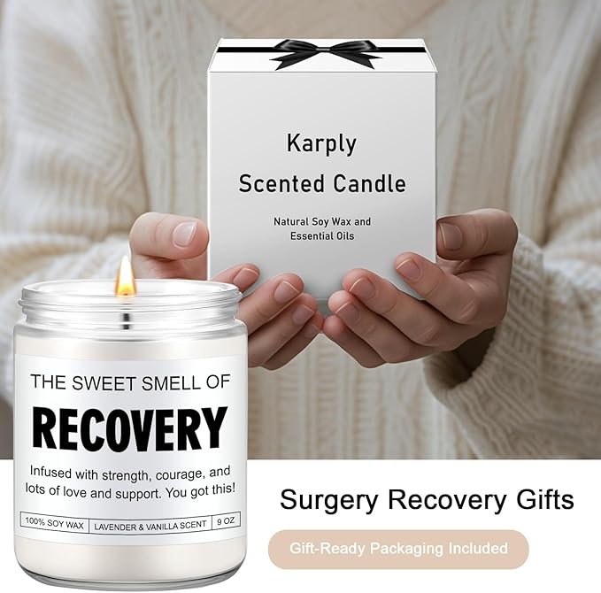 Candle, Get Well Gifts for Women After Surgery, Funny Get Well Soon, Feel Better, You Got This, Cancer Comfort, Hysterectomy Recovery, Back, Heart & Knee Surgery Recovery Gifts for Women, Men