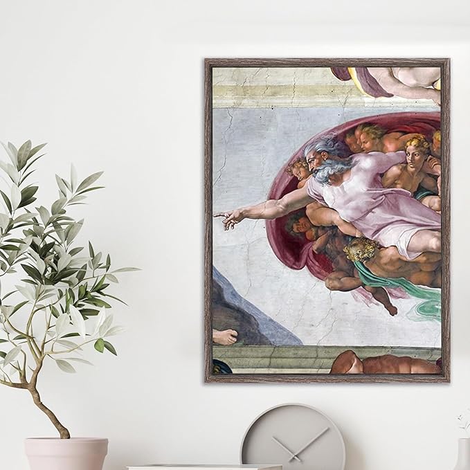 Pixy Canvas Floater Frame 5x9 for 3/4 (0.75) inch Deep Canvas Paintings/Canvas Prints/Wood Canvas Panels/Wall Art/Wall Decor/Home Decor/Artwork (Gray Oak, 5 x 9 inch, Portrait)