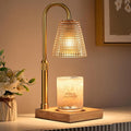 Hong-in Adjustable Height Candle Warmer Lamp with Timer Dimmer,Birthday Gifts for Women Mom,House Warming Gifts New Home Room Decor,Vintage Wax Warmer for Scented Wax Jar Candles(Amber)