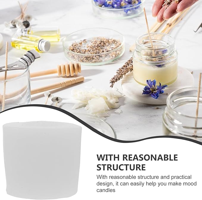 Luxshiny Knitted Gloves Candle Mold Silicone DIY Candle Accessory Winter Christmas for Handmade Home Crafting