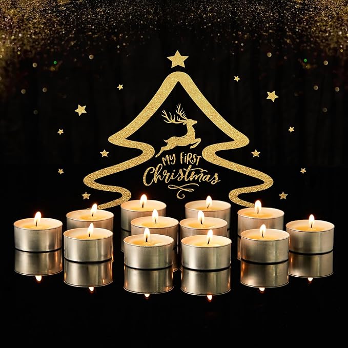 Unscented Tea Lights Candles 300 Pack,6 Hours Long Burning White Tea Candles Bulk,Non-Paraffin, Clean Burn, Smokeless, Palm Tealight Candles for Wedding,Centerpiece,Christmas Lights,Home Dceor
