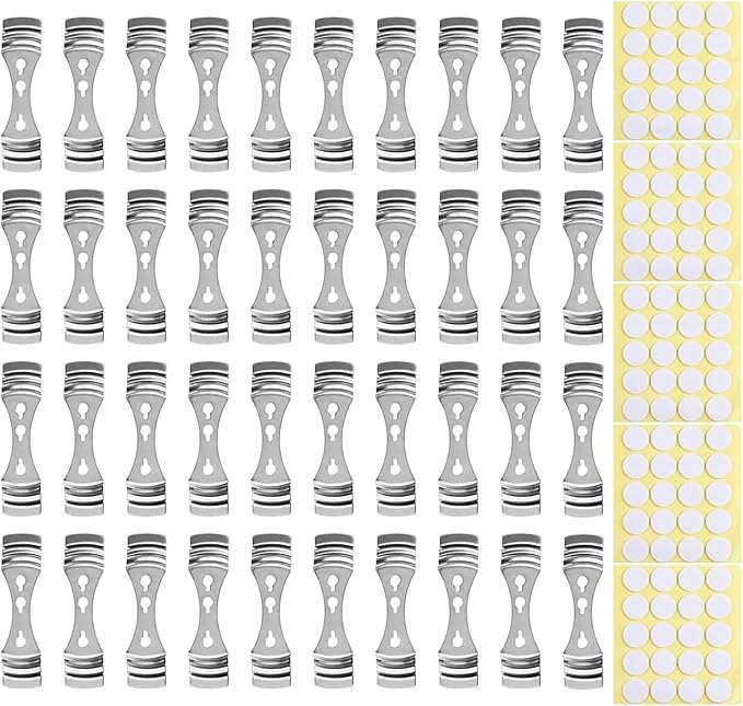 60 pcs Metal Candle Wick Centering Devices Stainless Steel Candle Wick Holder for Candle Making Candle Wick Holders