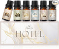 Auelife Hotel Collection Diffuser Oil Set - 6x10ml Luxury Hotel Scent Essential Oils for Diffuser - Fragrance Oil Variety Pack- Ideal for Home, Spa, DIY Candle Making Gift