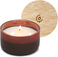 Calyan Wax Co. Mahogany & Cashmere 3 Wick Scented Candle - 30 Hour Burn - Luxury 3 Wick Soy Candles - Non Toxic Soy Wax Candles - Long Lasting Large Glass Jar Candle for Home - 8oz