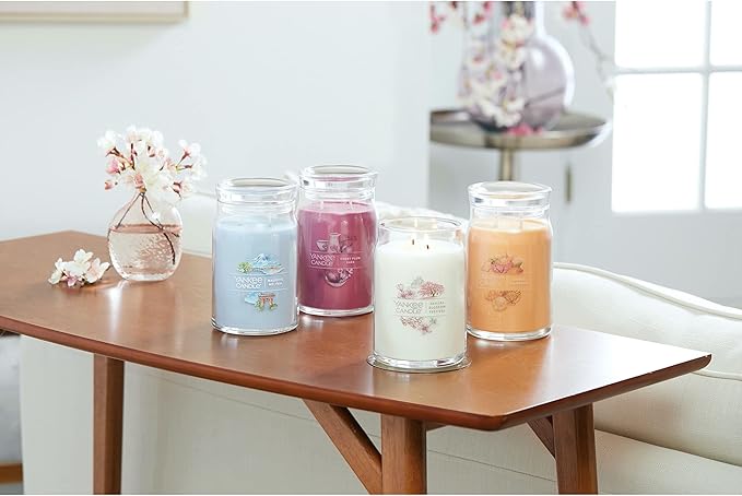 Yankee Candle Sakura Blossom Festival Scented Signature 20oz Large Jar 2-Wick Candle Over 60 Hours of Burn Time