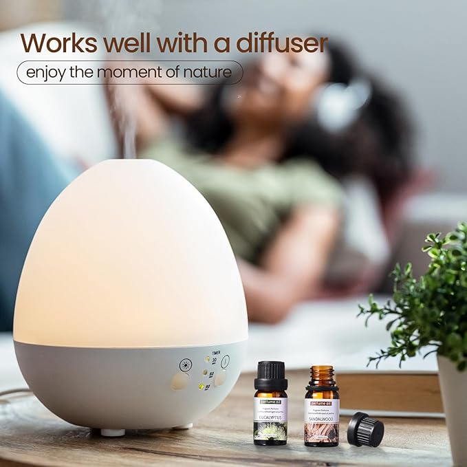 Nuanchu 108 Pcs Essential Oils Set 10ml Fragrance Oil Aromatherapy Kit for Diffuser Humidifier Aromatherapy-Oils for Candle Making