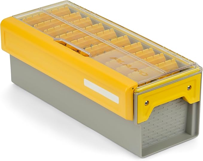 Plano EDGE Short Hang Box, Stores 40 Crankbaits, with Rust-Preventive Rustrictor, Dri-Loc Watertight Seal, WaterWick, DuraView Transparent Lid, Stackable Storage for Fishing Organization