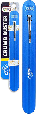 Dairy Blue Crumb Buster – Quick and Efficient Metal Crumb Remover – Dust of Tables and Countertops for Quick Cleaning - Color Coded Kitchen Tools by The Kosher Cook