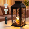 Candle Warmer Lamp Morden Farmhouse Lantern, House Warming Gifts New Home Décor Vintage Black Large Lantern Candle Lamp Warmer for Jar Candles
