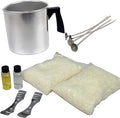 Soy Candle Making Kit & Supplies: Complete DIY Set with 2 LB Soy Wax, Vanilla & Lavender Scents, Wicks + Holders & Pitcher