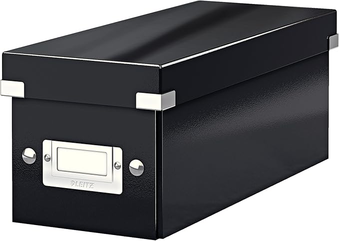 Leitz Collapsible Storage Box, Black, Click and Store Range, 60410095
