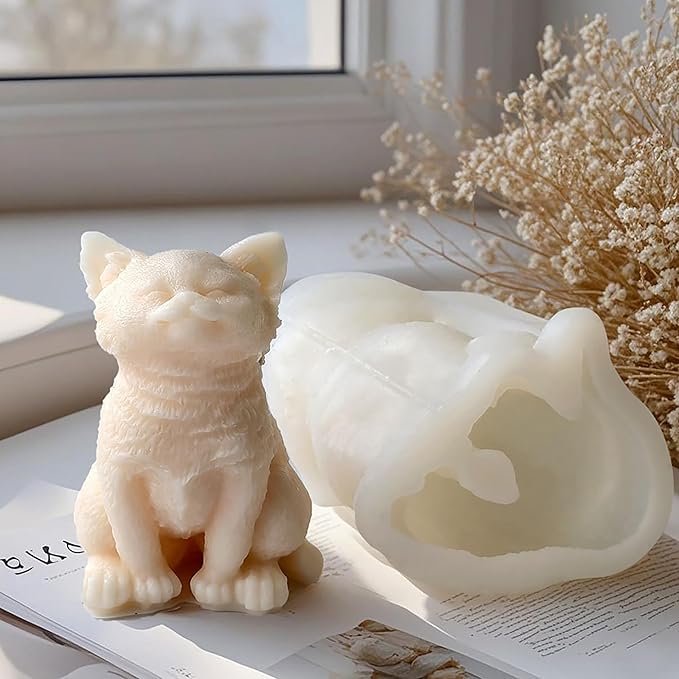 Candle Making Molds Resin Mold - Resin Casting Silicone Molds for Home Decor & Candle Making Wave Spiral Mold