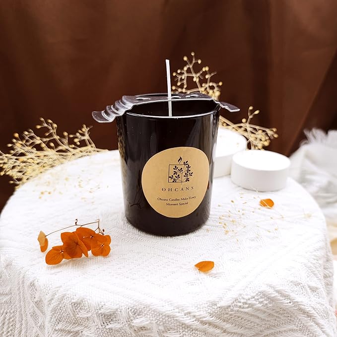 100 Pcs Cotton Candle Wick 8'',Wicks Coated with Paraffin Wax, 100PCS Candle Wick Stickers and 2PCS Metal Candle Wick Holders for Candle Making, Suit for Soy Beeswax Candle Making DIY