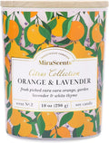 Citrus Candle,Orange & Lavender Scented Candles,Summer Candles for Home & Kitchen,Soy Wax Scented Candle,10oz