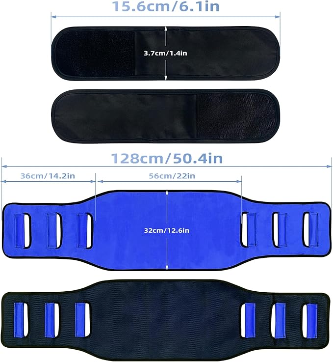 Transfer Sling, Lift Assist Gait Belts for Seniors, Transfer Belt for Elderly and Disabled, Bed Assist Mobility Belt for Patient Care