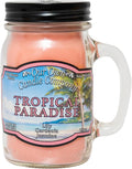 Our Own Candle Company, Tropical Paradise Scented Mason Jar Candle, 100 Hour Burn Time, 13 Ounces
