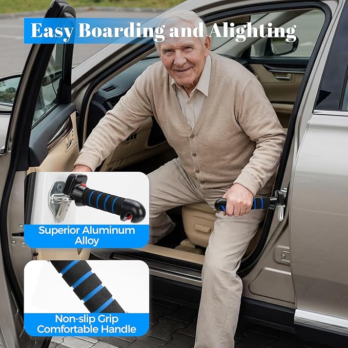 Car Door Handle for Elderly Mobility Car Handle Assist Multifunction Automotive Grab Handles Car Cane for Seniors and Handicapped