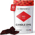 Red Candle Dye - Made in The USA - Premium Colorants - Highly Concentrated - Popular Colors for Paraffin or Soy Wax - Great for Professionals or Hobbyist - 10 Dye Chips