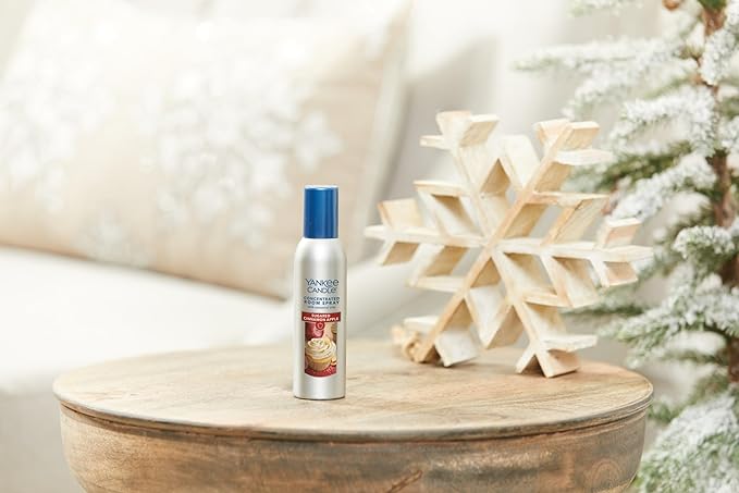 Yankee Candle Concentrated Air Freshener Room Spray, Odor Eliminator for Home, Bathroom, Sugared Cinnamon Apple, 1.5 Oz (Pack of 3)