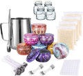 DIY Wax Candle Making kit, DIY Beginner Candle Kit Soy Candles Manufacturing Candle Plug Boxes Spoon and Media TH0JY-1210