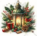 Christmas Light Candle Holly Diamond Painting Kits for Adults,5D Diamond Art Kits for Adults Beginners,DIY Full Round Drill Diamond Dot Painting Gem Art Kits for Adult,Home Wall Decor 13.8x13.8 Inch