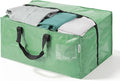 WORKPRO 1 Pack Extra Large Moving Bags with Zippers & Carrying Handles Backpack Straps, Heavy-Duty Storage Tote for Space Saving & Storage, Alternative to Moving Box (Green)