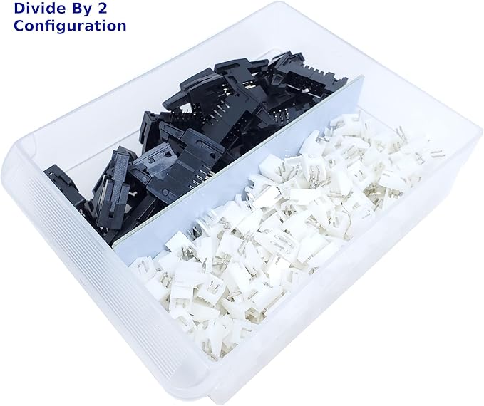 (6-Pack) Large Drawer Configurable Length Dividers compatible with Akro-Mils Plastic Storage Craft Cabinets, (Dividers Only)