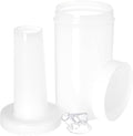 Carlisle FoodService Products Stor N' Pour Complete Quart Set Neck, Container, Cap, And Spout for Bar, Kitchen, And Restaurants, Plastic, 1 Quart, White
