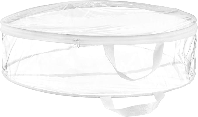 Whitmor Clear Everyday Wreath Bag (Pack of 6)