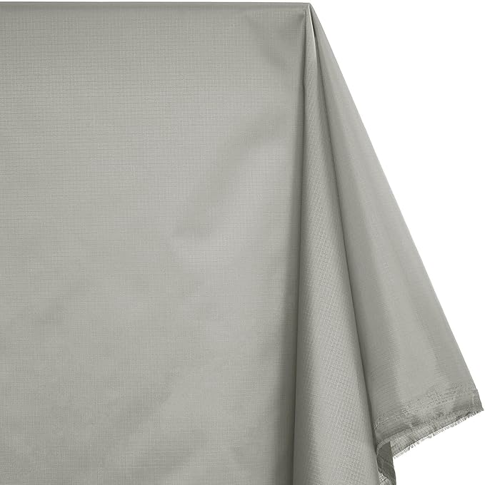 Ottertex Nylon Ripstop Fabric Waterproof Heavy Duty Outdoor Lightweight By The Yard Wholesale - Silver (5 Yards)