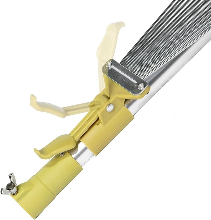 DOCA Gardening Tools Attachment - Extension Pole for Tree Trimming, Fruit Picker, Roof Rake for Leaves - Roof Rake