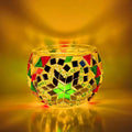 wpdash Turkish Mosaic Candle Holder Artistic Decor Night Light Ideal for Student Desk Ornament Bar Decor Home DIY Craft Holiday Gift