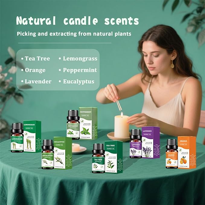 FAIRYELF Candle Making Kit for Adults with Soy Wax Wax Melter, Complete Candle Making Supplies, DIY Starter Scented Candle Wax Kit, Perfect as Home Decorations
