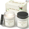 Scented Candles, BOYUJK Coconut Candles for Home Scented, Coconut Candle Set for Stress Relief and Promote Sleep, Candle Gifts for Women and Men
