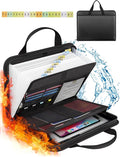 onvvippiv Important Document Organizer Folio Accordion File Organizer Fireproof Expanding File Folder Storage Box with Zipper Labels 13 Pockets for Business Office Receipt Travel