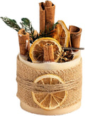 SimpleVibesXinPuwei DIY Lemon Cinnamon Pillar Wax Material Kit - Festive Handmade Activity Scented Wax Crafting Set (B)
