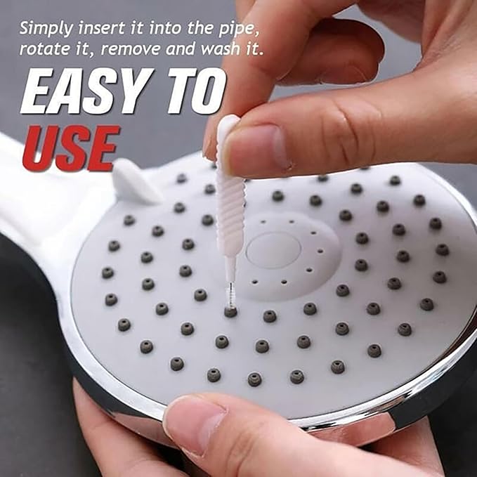 Shower Head Cleaning Brush, 2026 Upgrade Shower Head Cleaning Brush for Small Hole Gap Hole Anti-Clogging Cleaning Brush Multifunctional Shower Head Cleaner Tool for Household (20pcs)